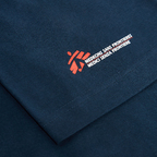 T-shirt unisex blu con omino MSF