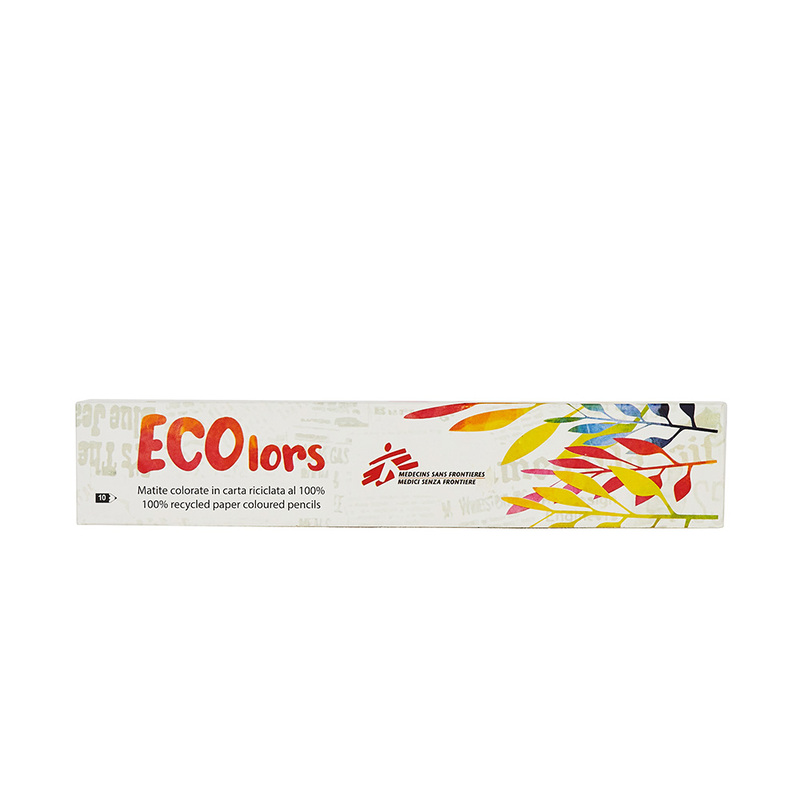Scatola con 10 matite colorate MSF
