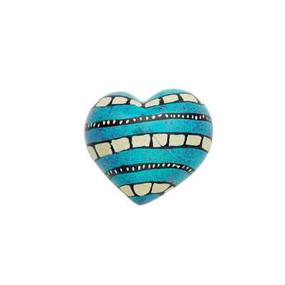 Cuore di pietra saponaria blu