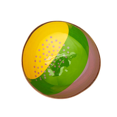 Ciotola di cocco laccata 3 colori