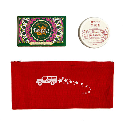 Kit regalo con sapone di Aleppo e crema mani
