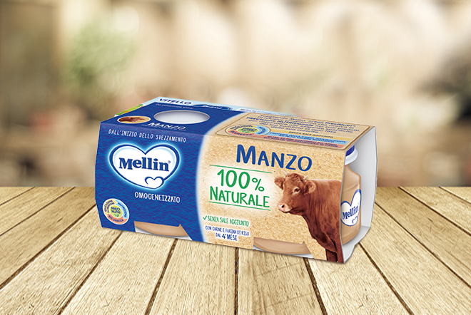 MELLIN PRIMO SUGO OMOGENEIZZATO 2X80g - Farmasanitaria Dolce Infanzia Aversa