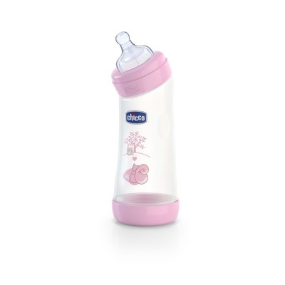 Biberão Angular 250ml Girl Silicone