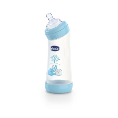 Biberão Angular 250ml Boy Silicone