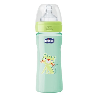 Biberão Colorido 250ml Silicone