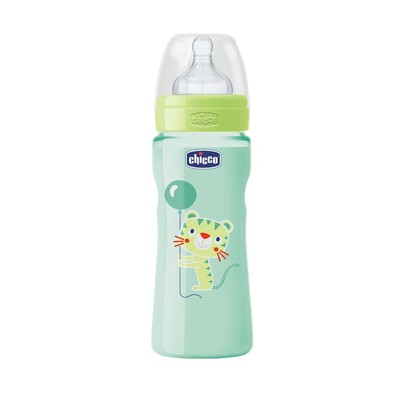 Biberão Colorido 330ml Silicone