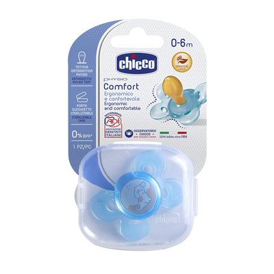 Chupeta Physio Comfort Azul Borracha