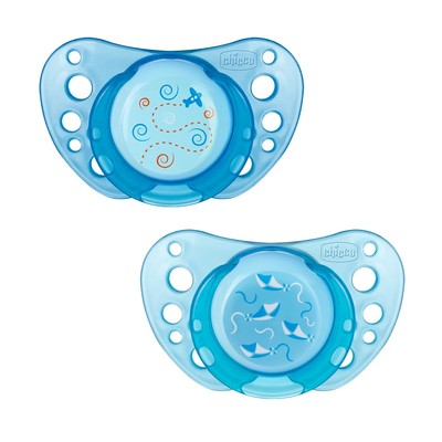 Chupetas Physio Air Azul Borracha 2 peças