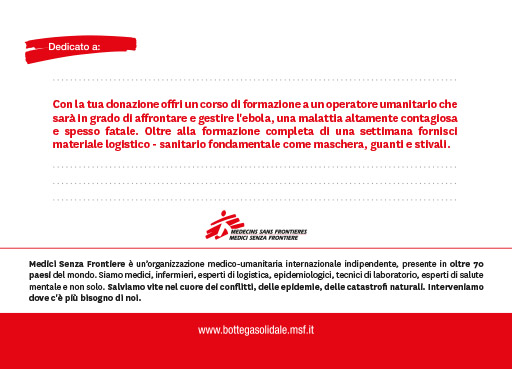 Emergenza Ebola: forma e proteggi chi salva vite sul campo
