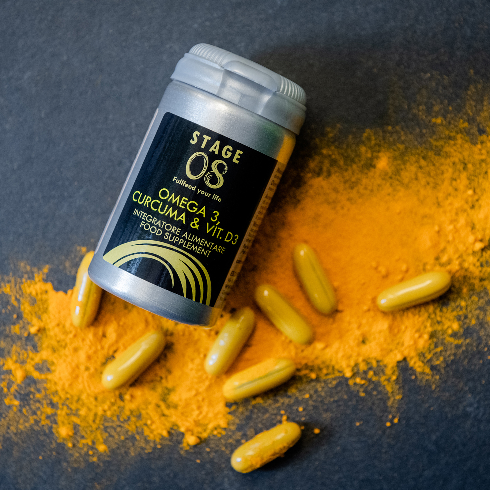 Omega 3, Curcuma, Vit D3