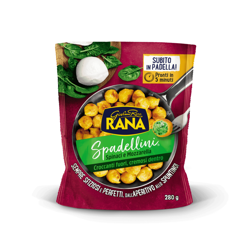 Spadellini Spinaci e Mozzarella - 280 g
