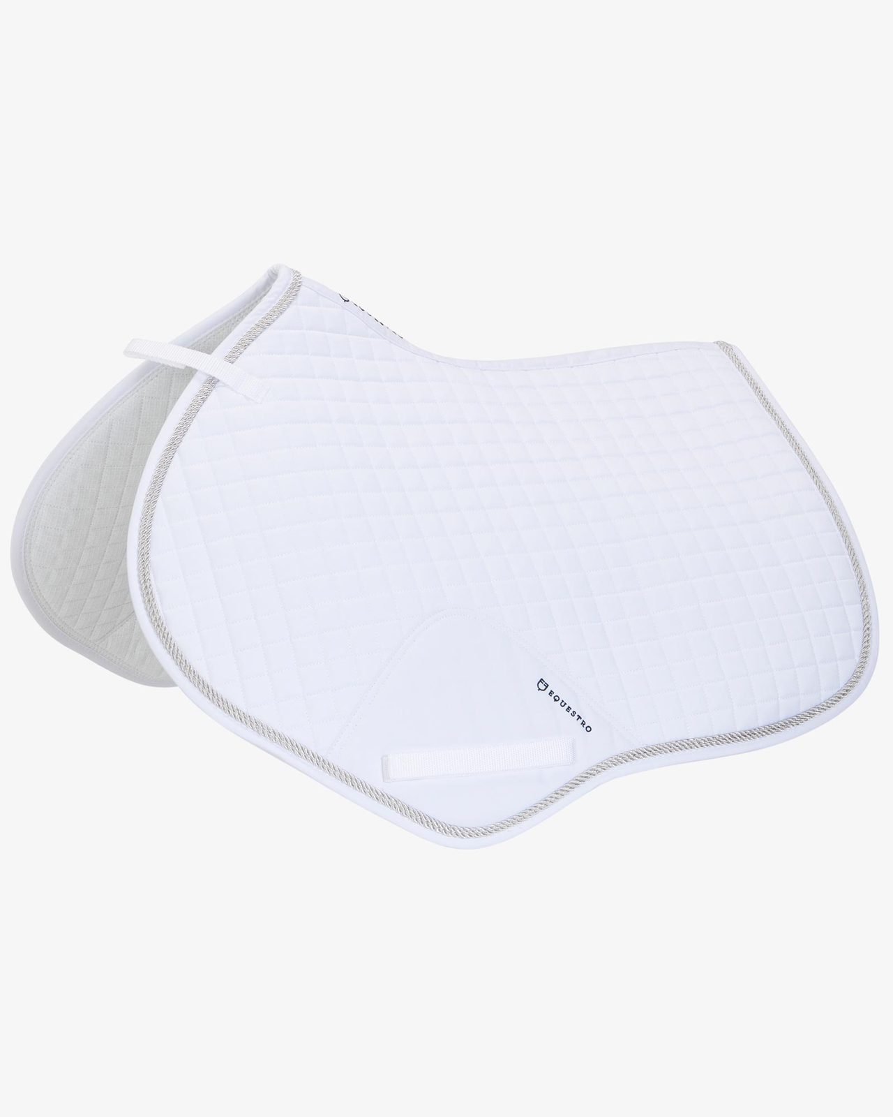 Shaped jumping saddle pad in cotton