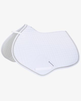 Shaped jumping saddle pad in cotton