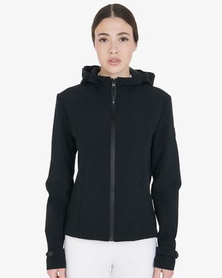 Giacca donna softshell slim fit zip antivento