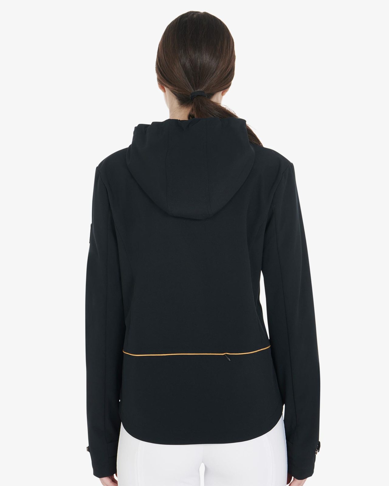 Giacca donna softshell slim fit zip antivento