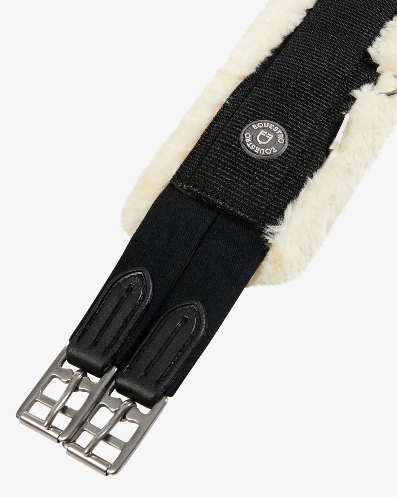 Jump girth in nylon with synthetic wool