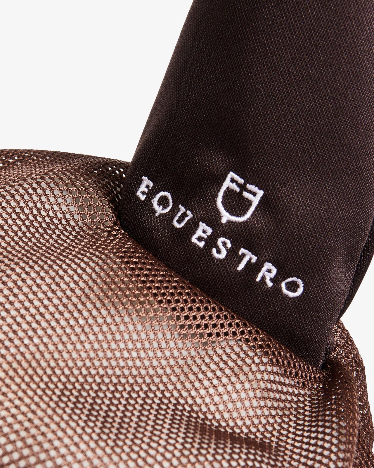 Cotton fly veil and perforated mesh fabric
