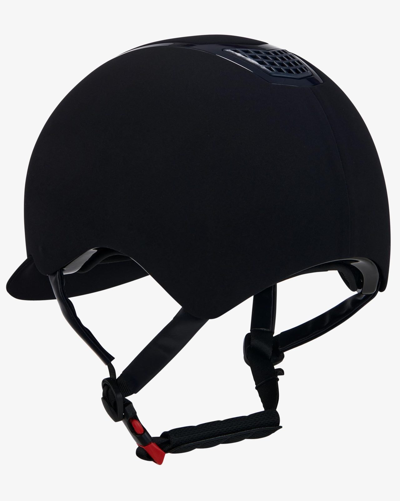 Helmet with colored velvet frame