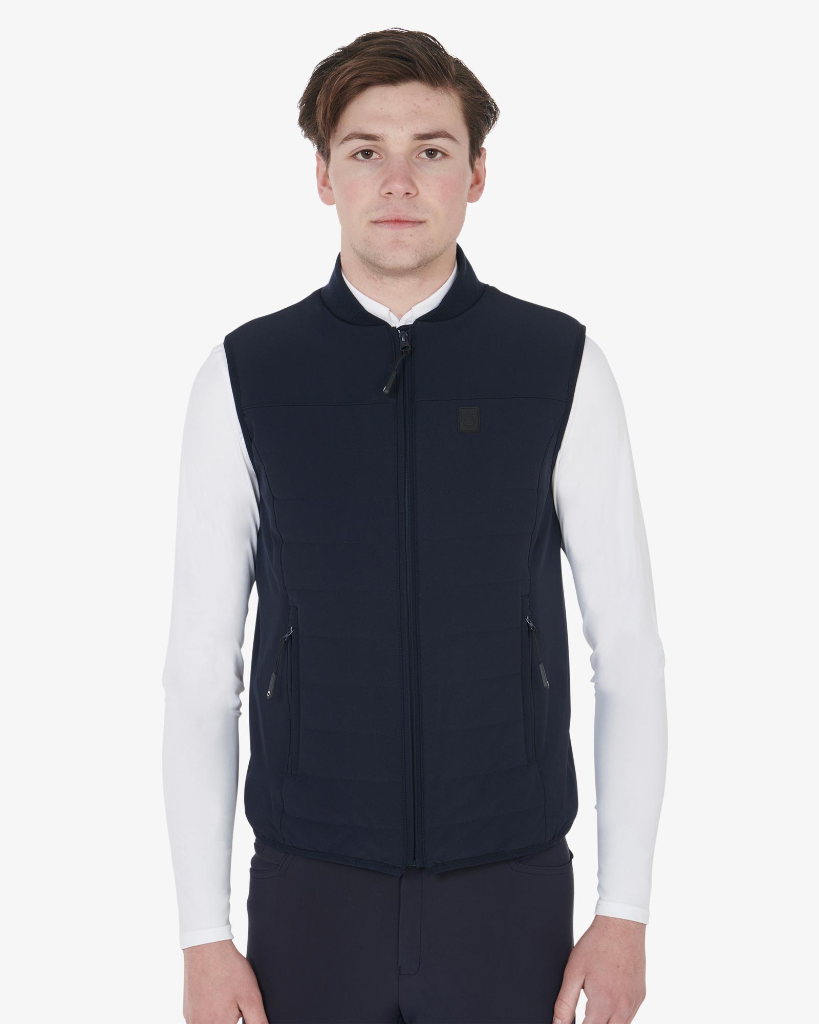 Men's vest in breathable technical fabric