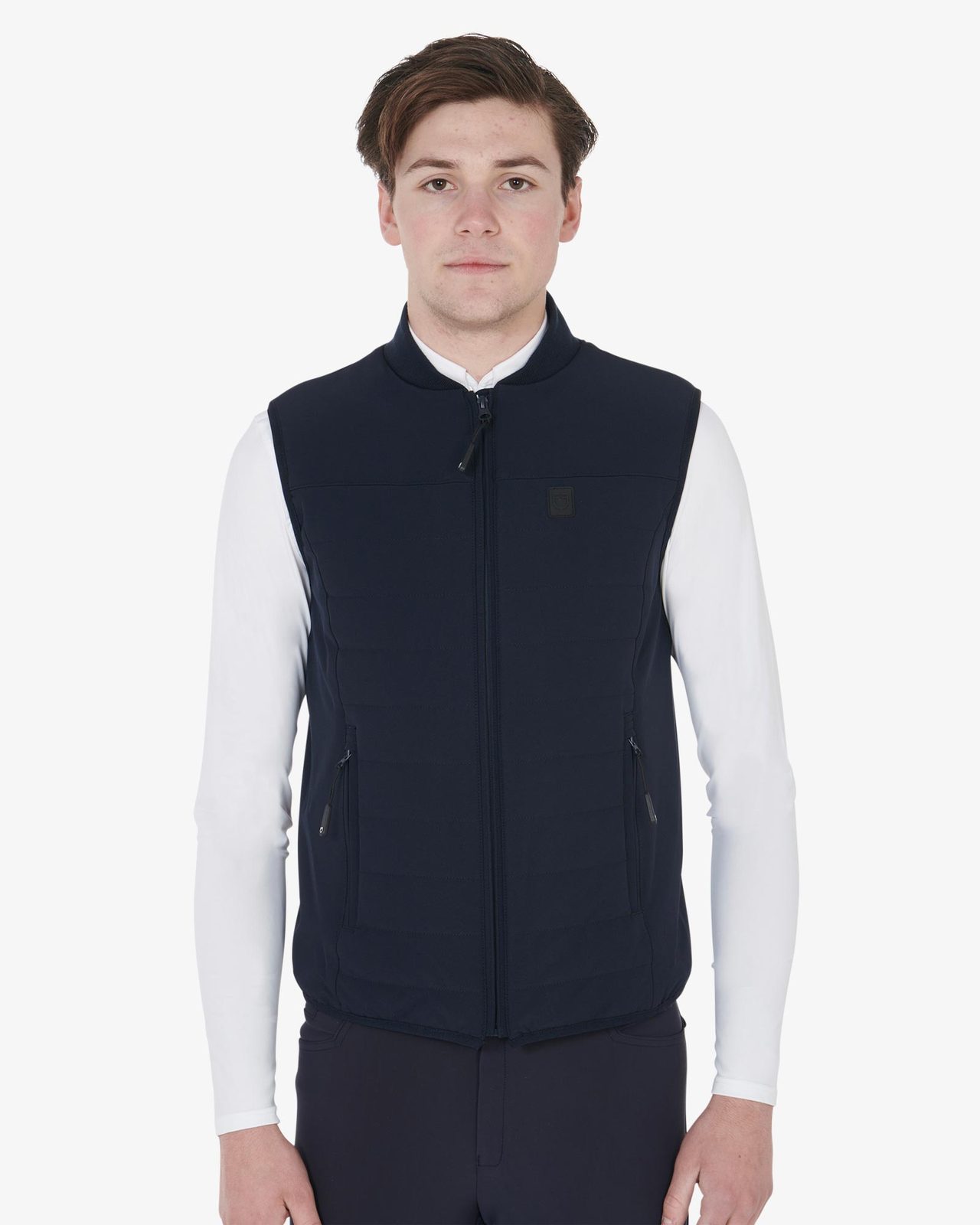 Men's vest in breathable technical fabric