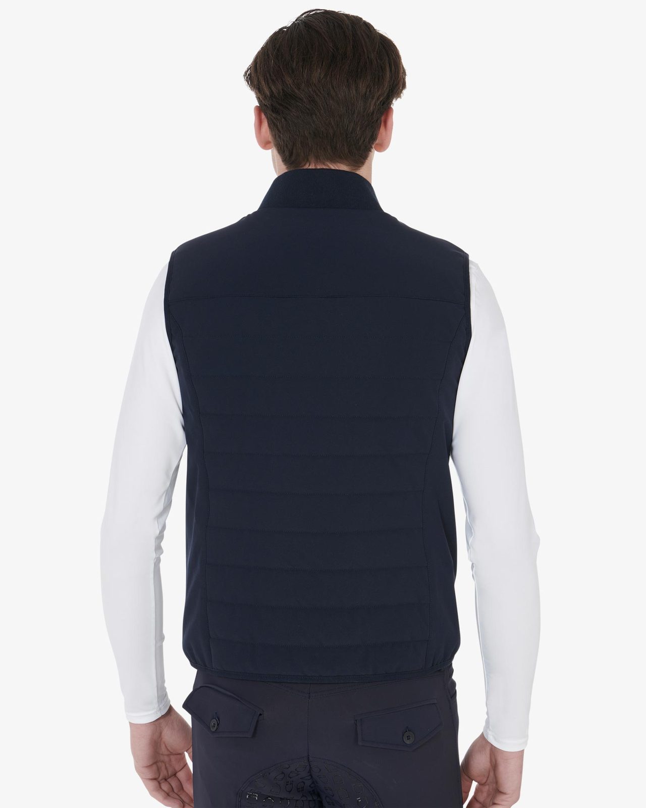 Men's vest in breathable technical fabric