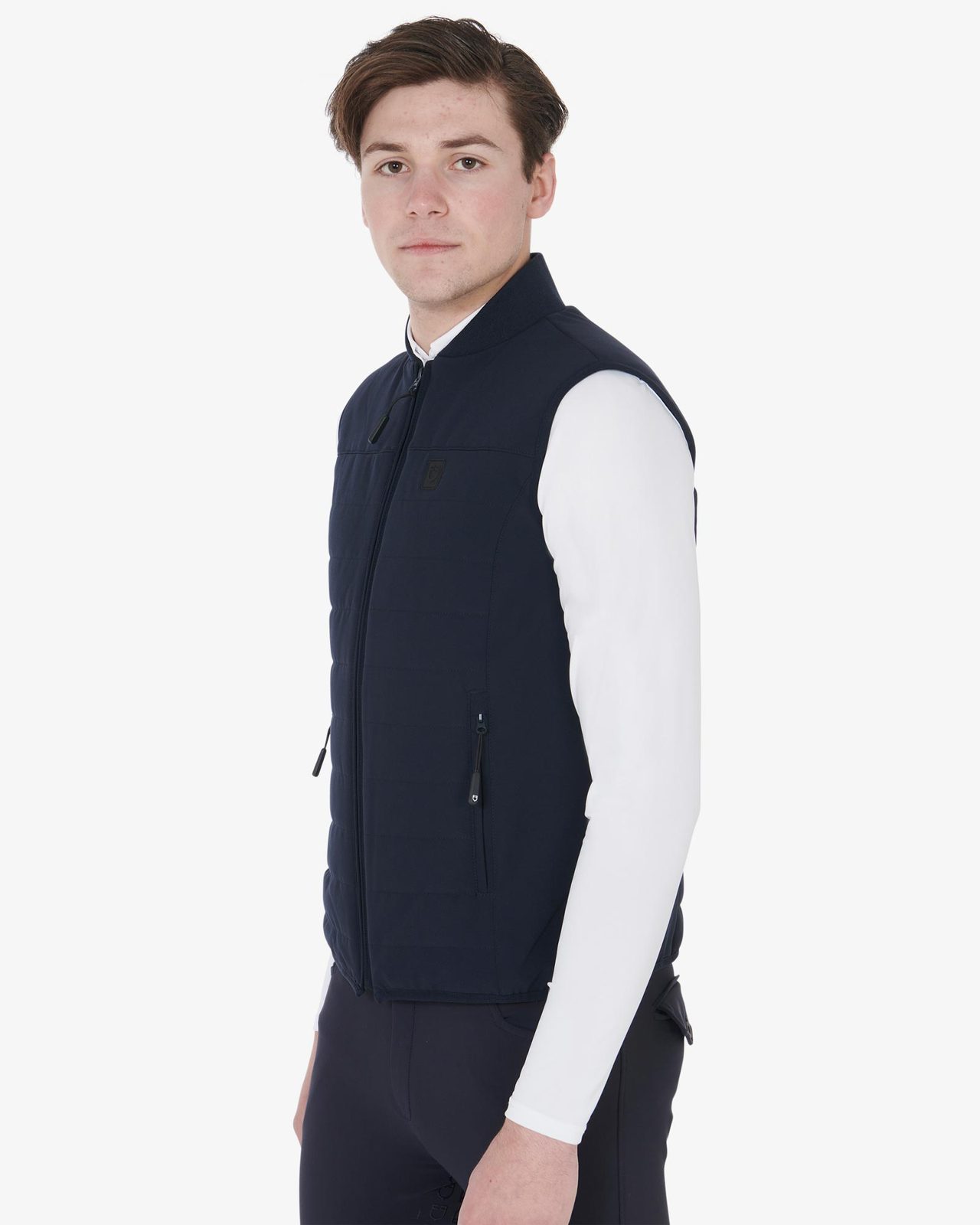 Men's vest in breathable technical fabric