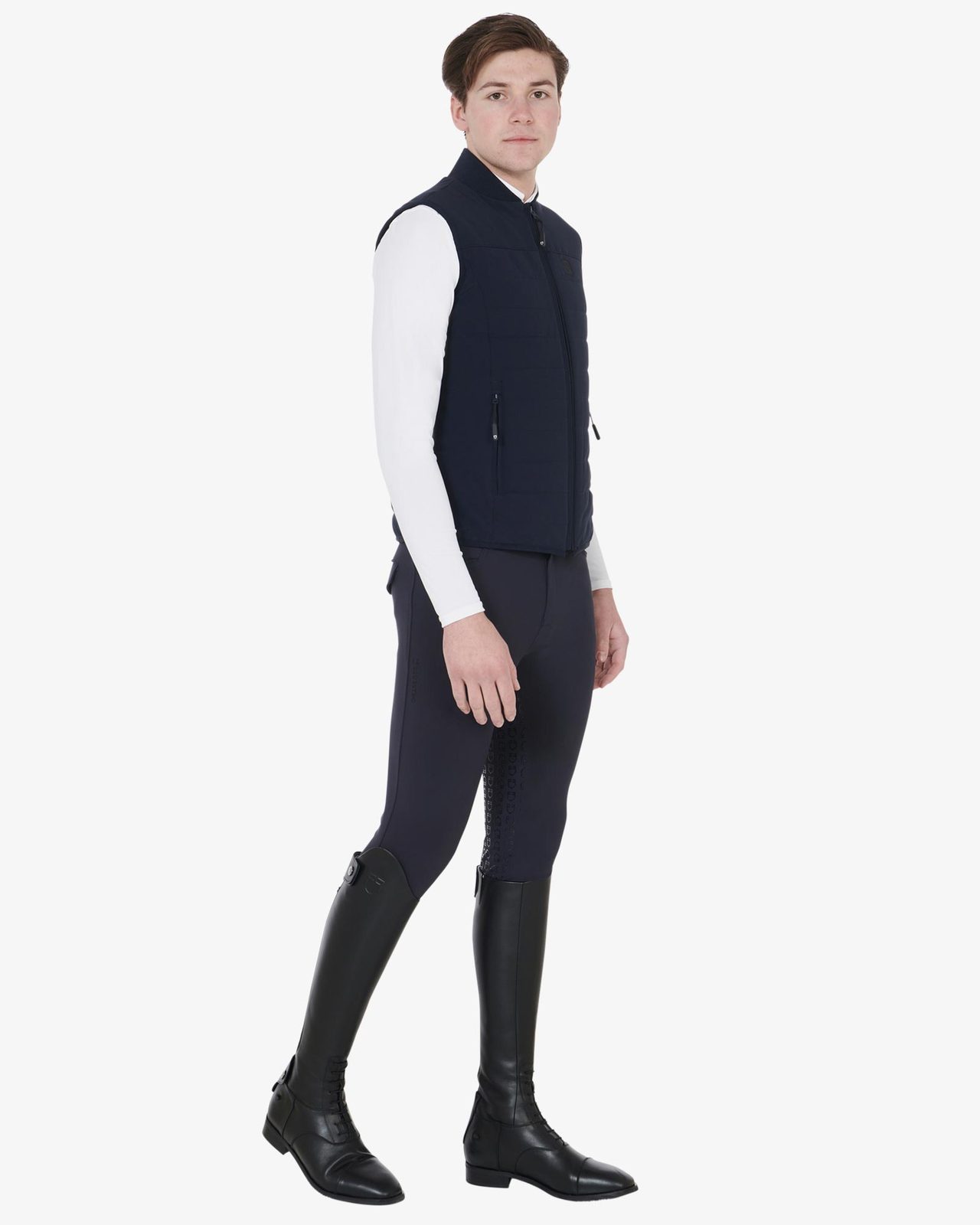 Men's vest in breathable technical fabric