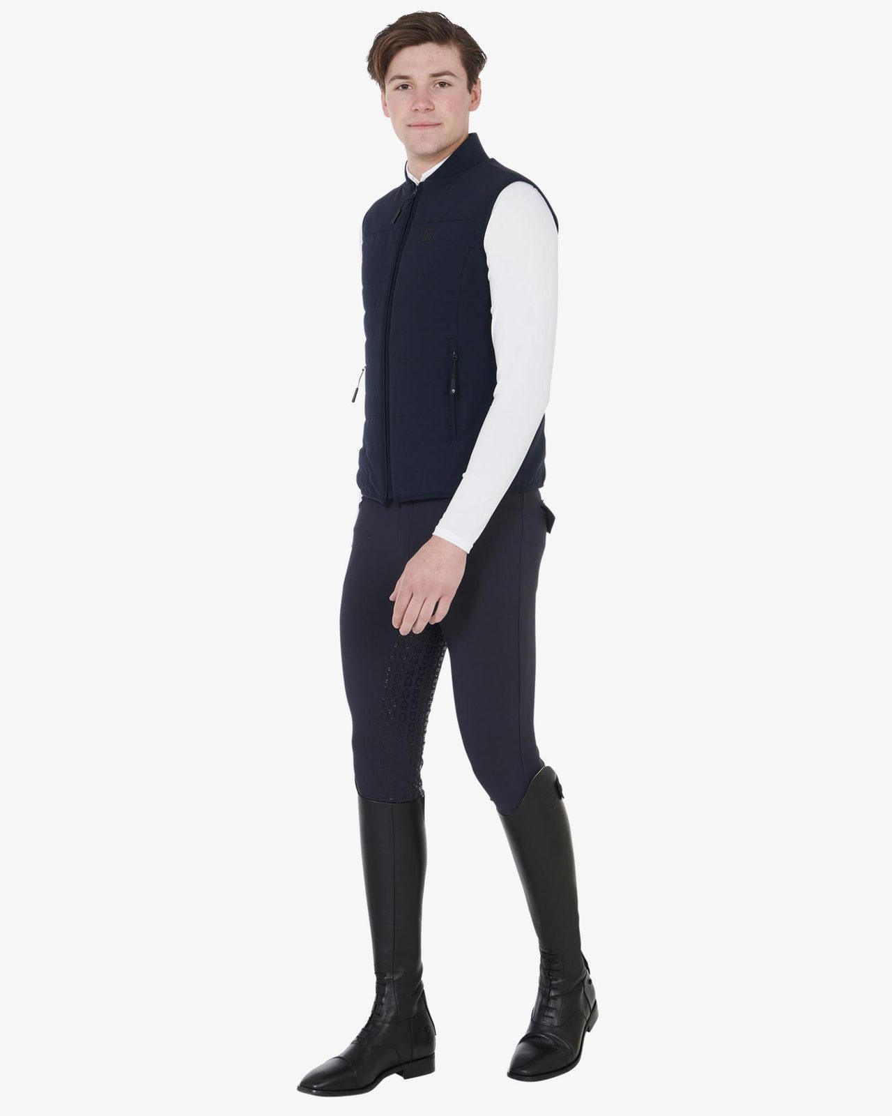 Men's vest in breathable technical fabric