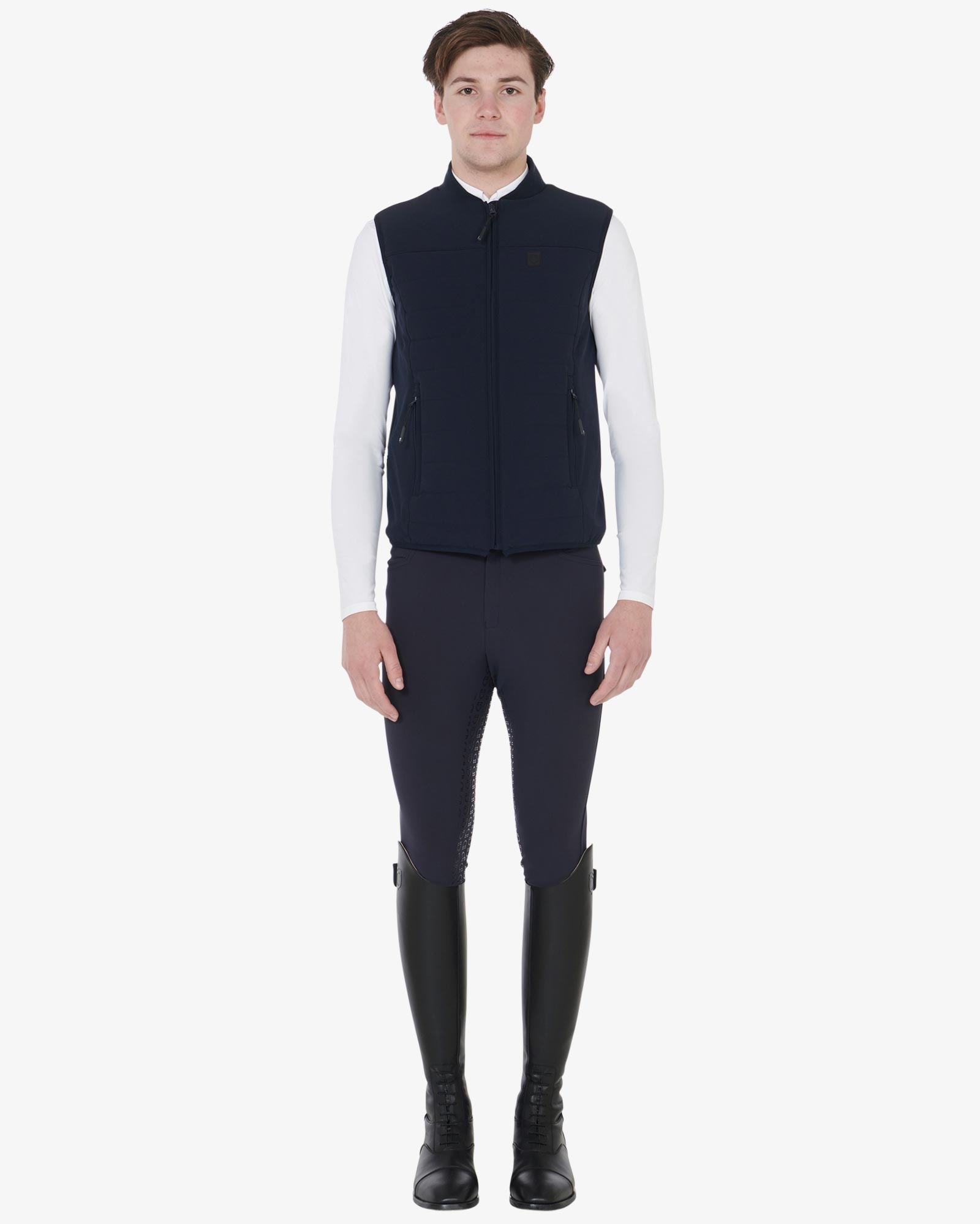 Ventouse Gilet Modellante da Uomo in Seta Ghiacciata Traspirante