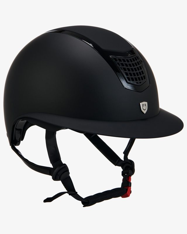 Ultra-light helmet in resistant matte plastic EN 1384-2023 homologation