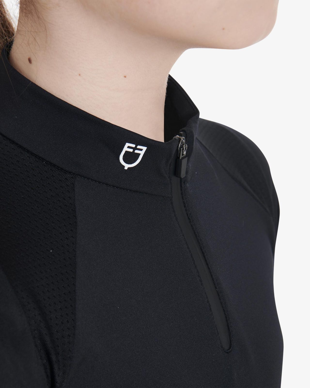 Kids' slim fit training polo shirt high performance
