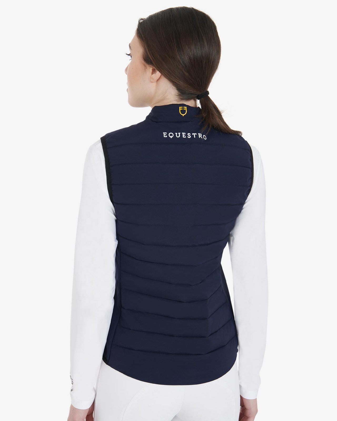 Women's vest in windproof technical fabric