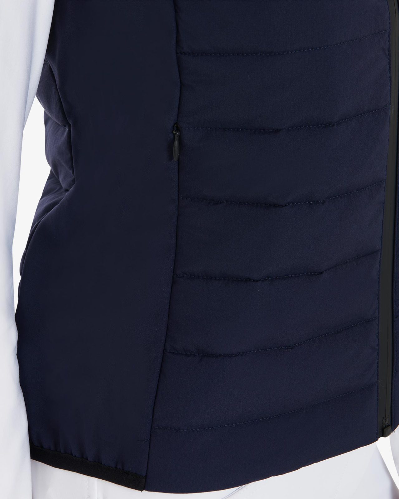 Women's vest in windproof technical fabric