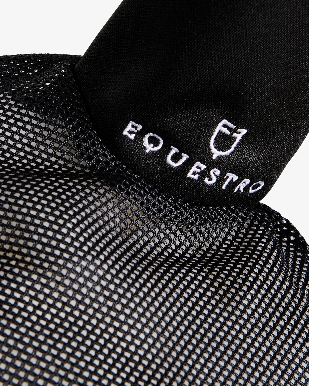 Cotton fly veil and perforated mesh fabric
