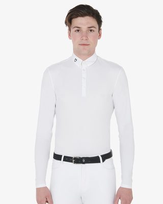 Polo uomo da concorso manica lunga