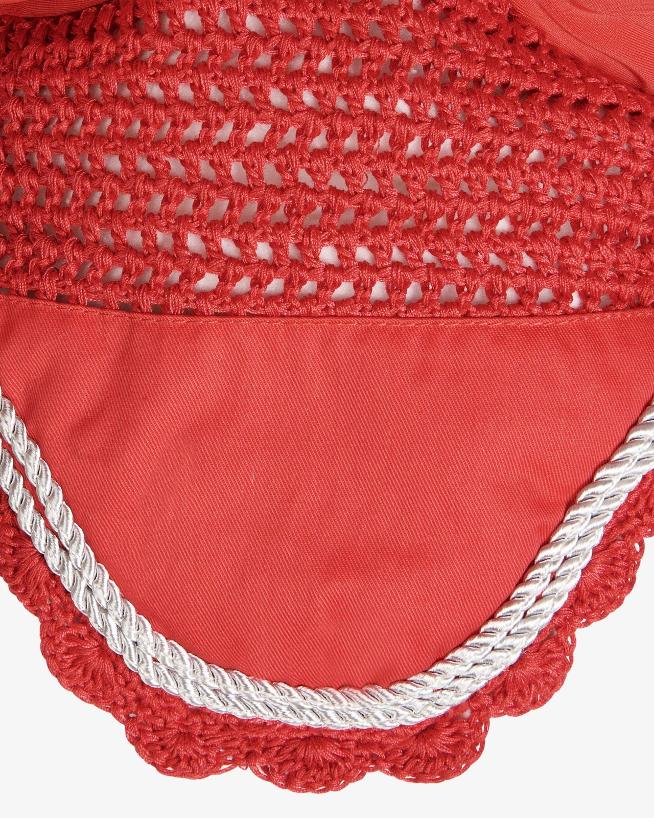 Knitted fly veil with cordura fabric