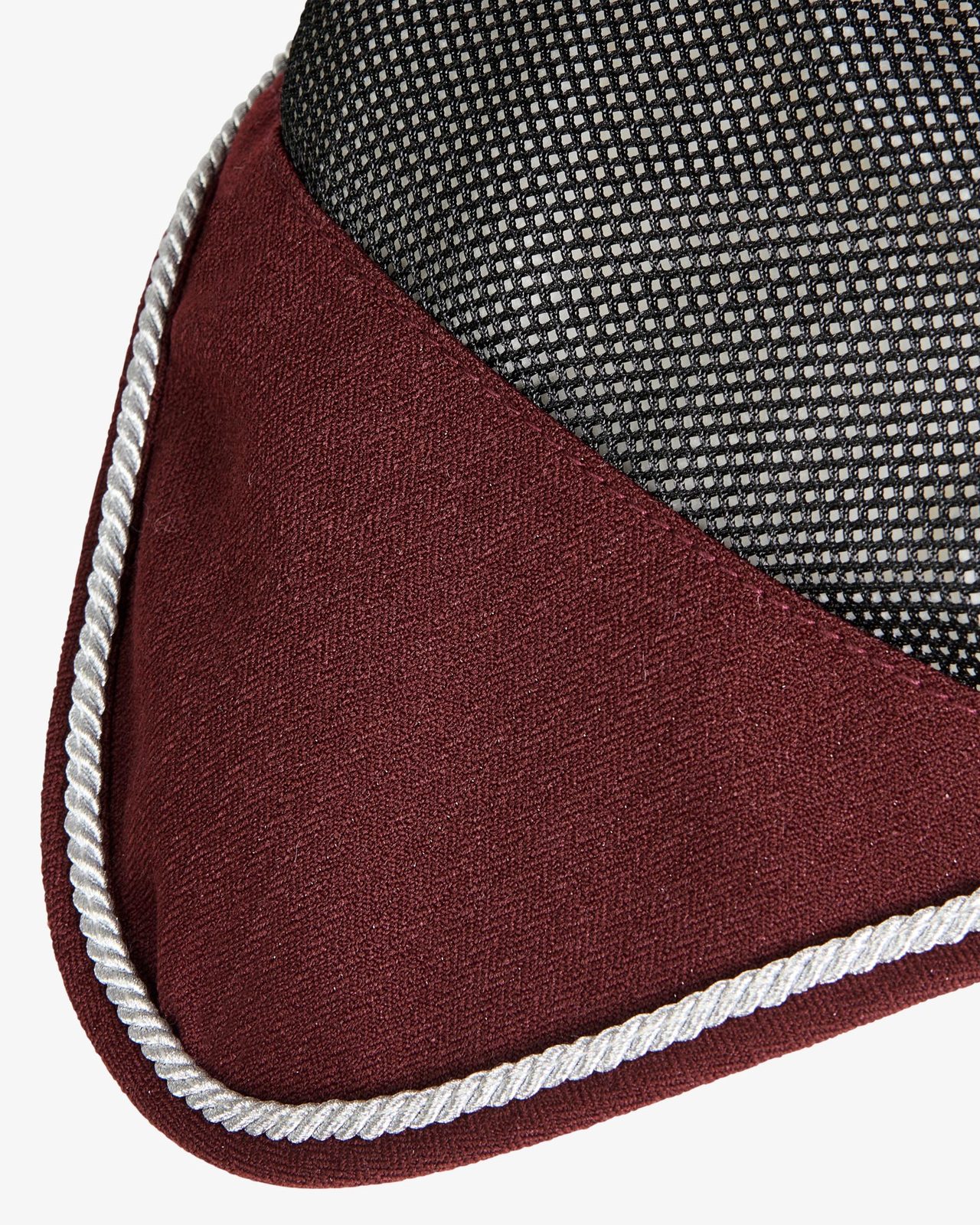 Cuffietta cavallo in cotone e tessuto mesh traforato