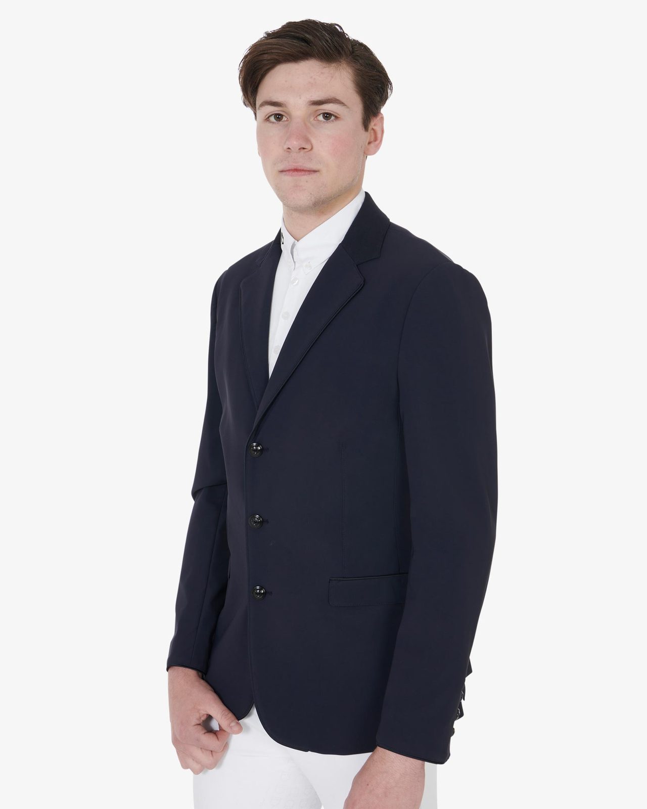 Men's competition jacket with three buttons
