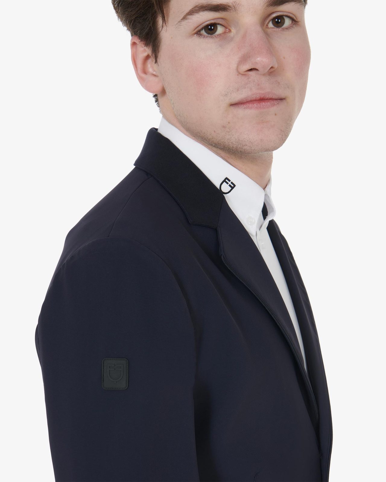 Men's competition jacket with three buttons