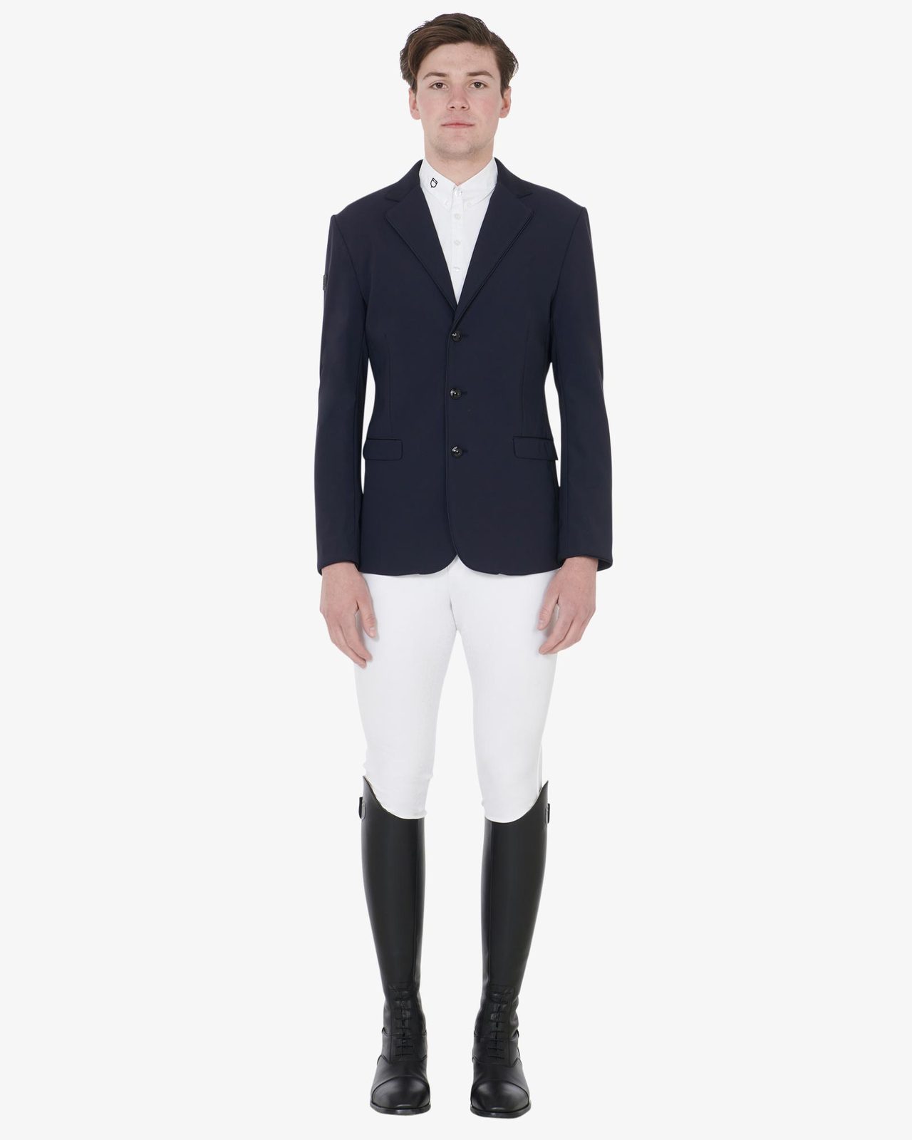Men's competition jacket with three buttons
