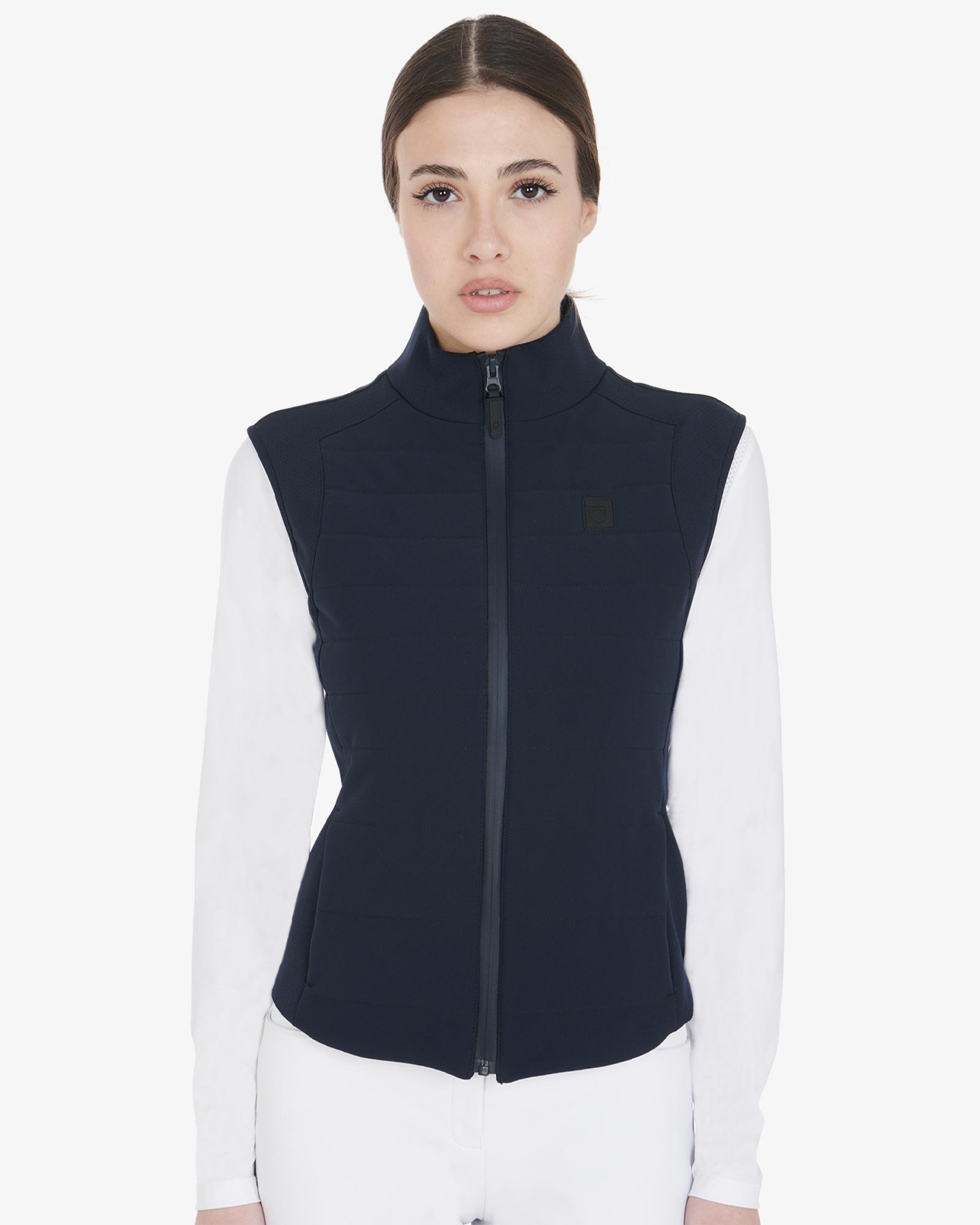 Women's vest in breathable technical fabric