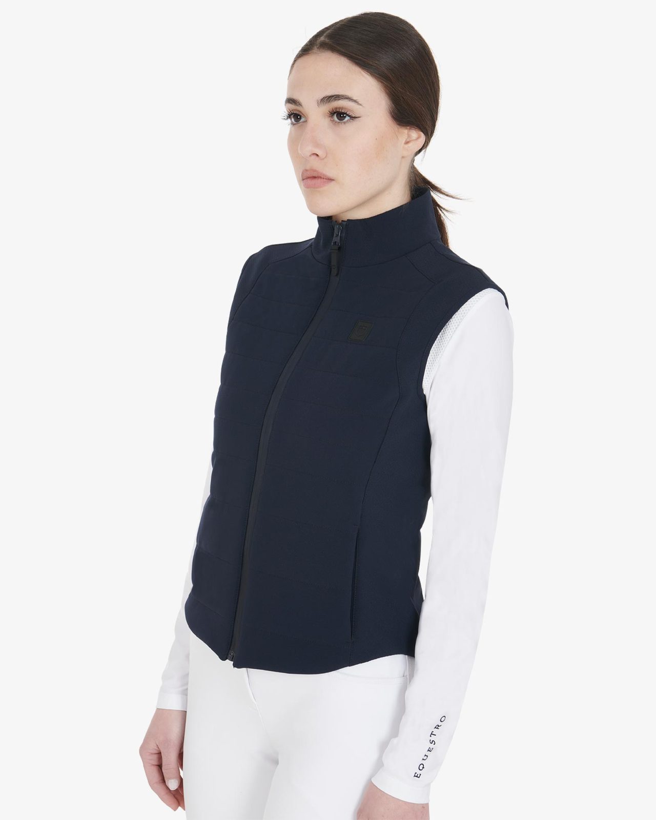 Women's vest in breathable technical fabric