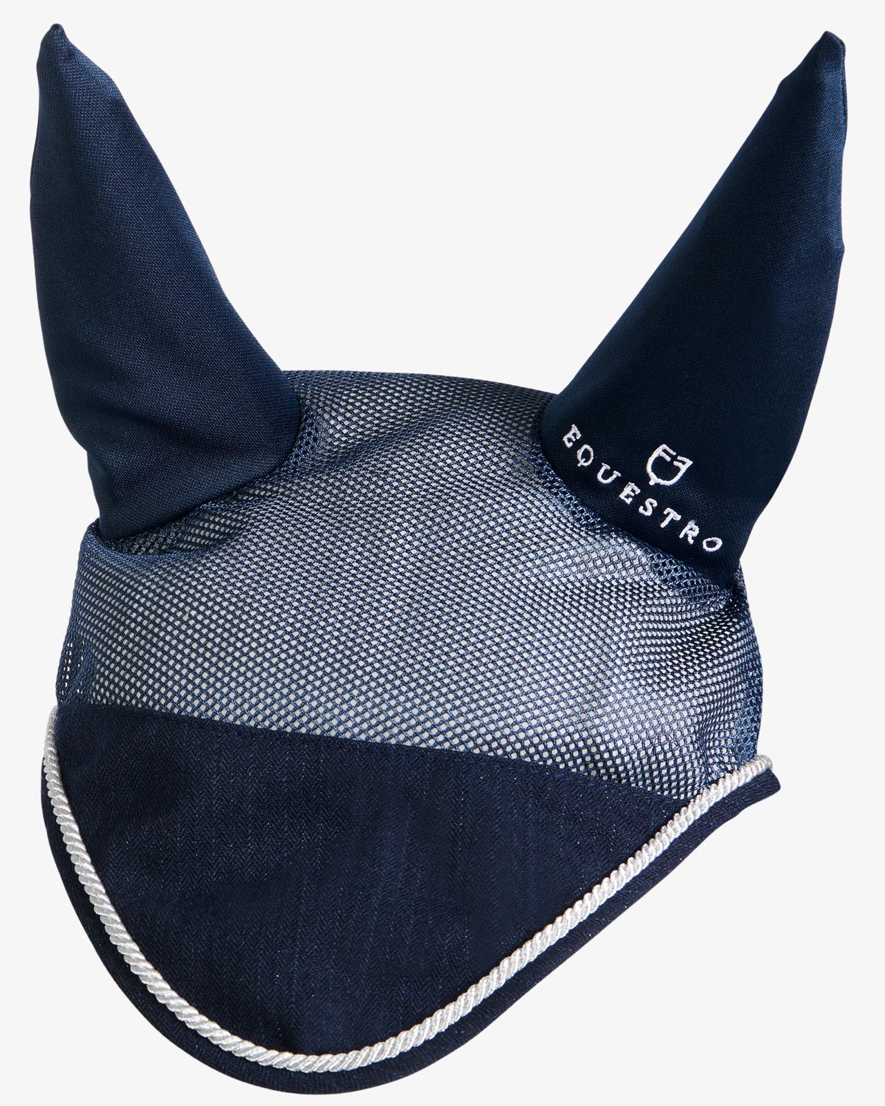 Cuffietta cavallo in cotone e tessuto mesh traforato