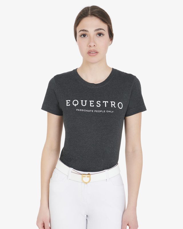 Women's slim fit t-shirt with contrasting writing