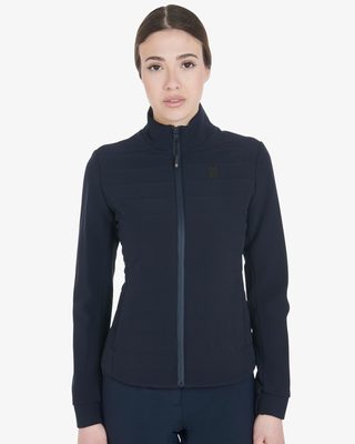 Giacchetto donna in tessuto tecnico e traforato