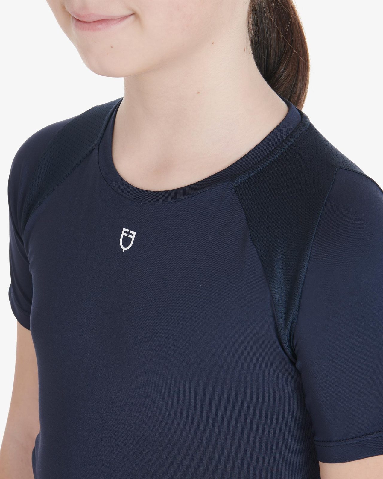Kids' training t-shirt in technical fabric