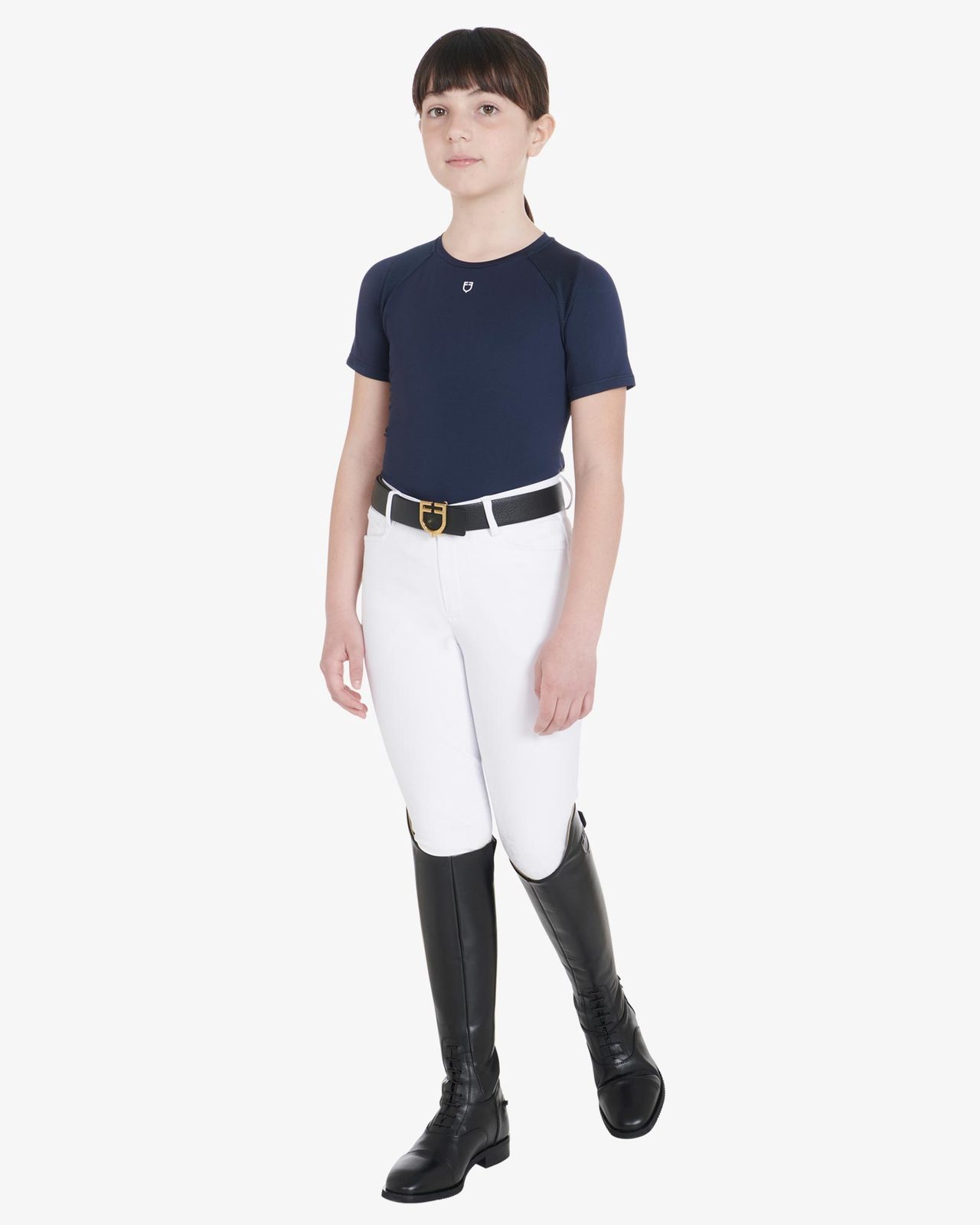 Kids' training t-shirt in technical fabric