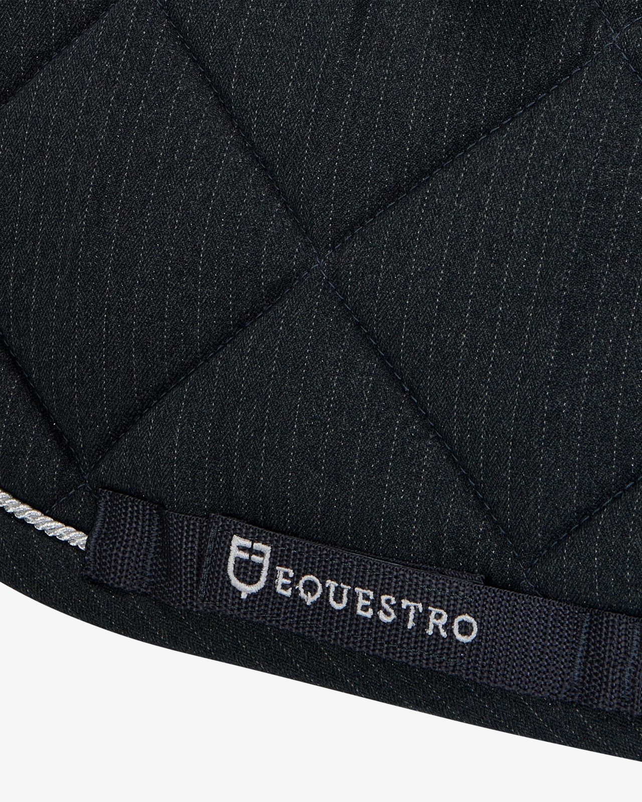Jumping saddle pad in cotton with trimmings