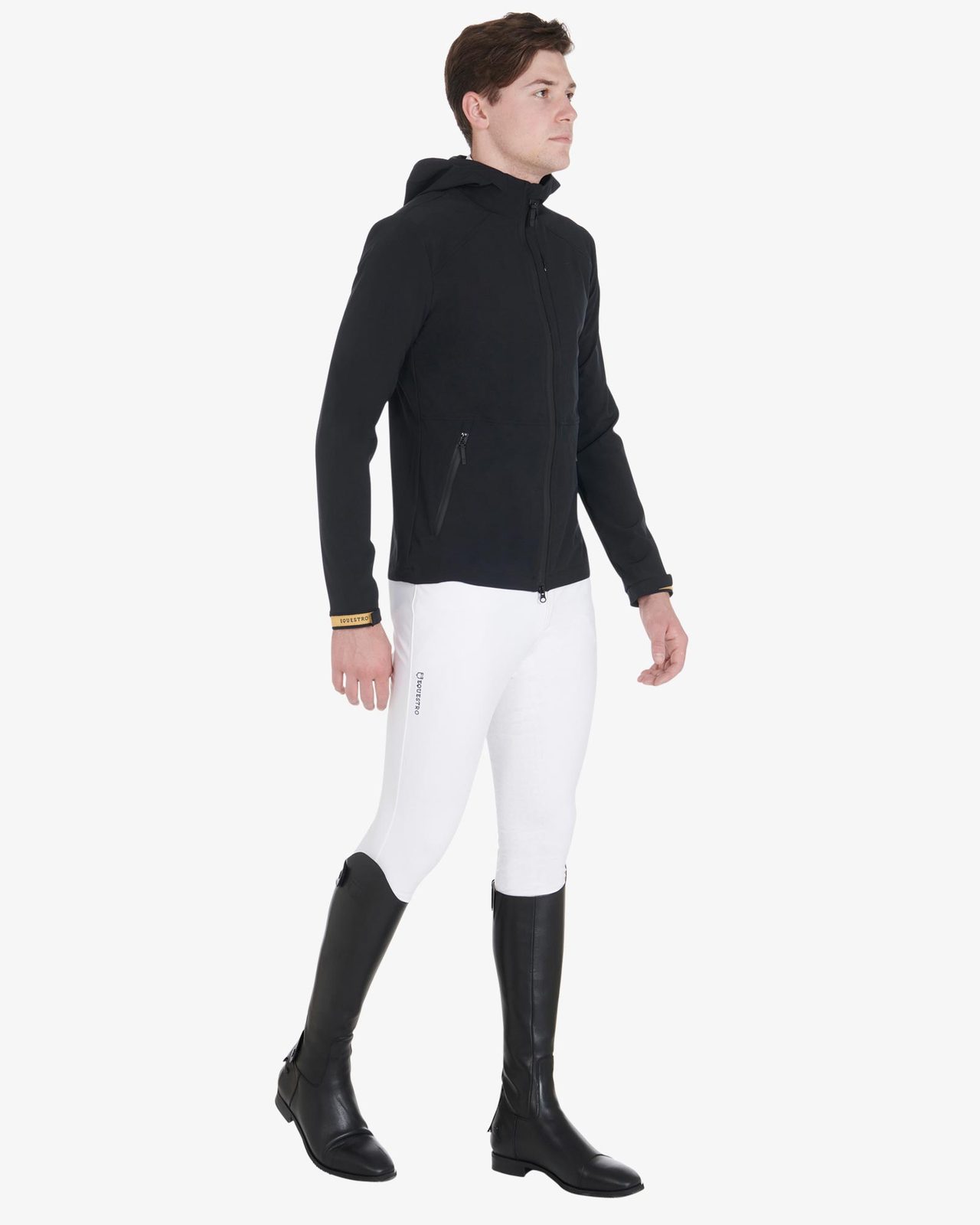 Men's jacket in breathable technical fabric
