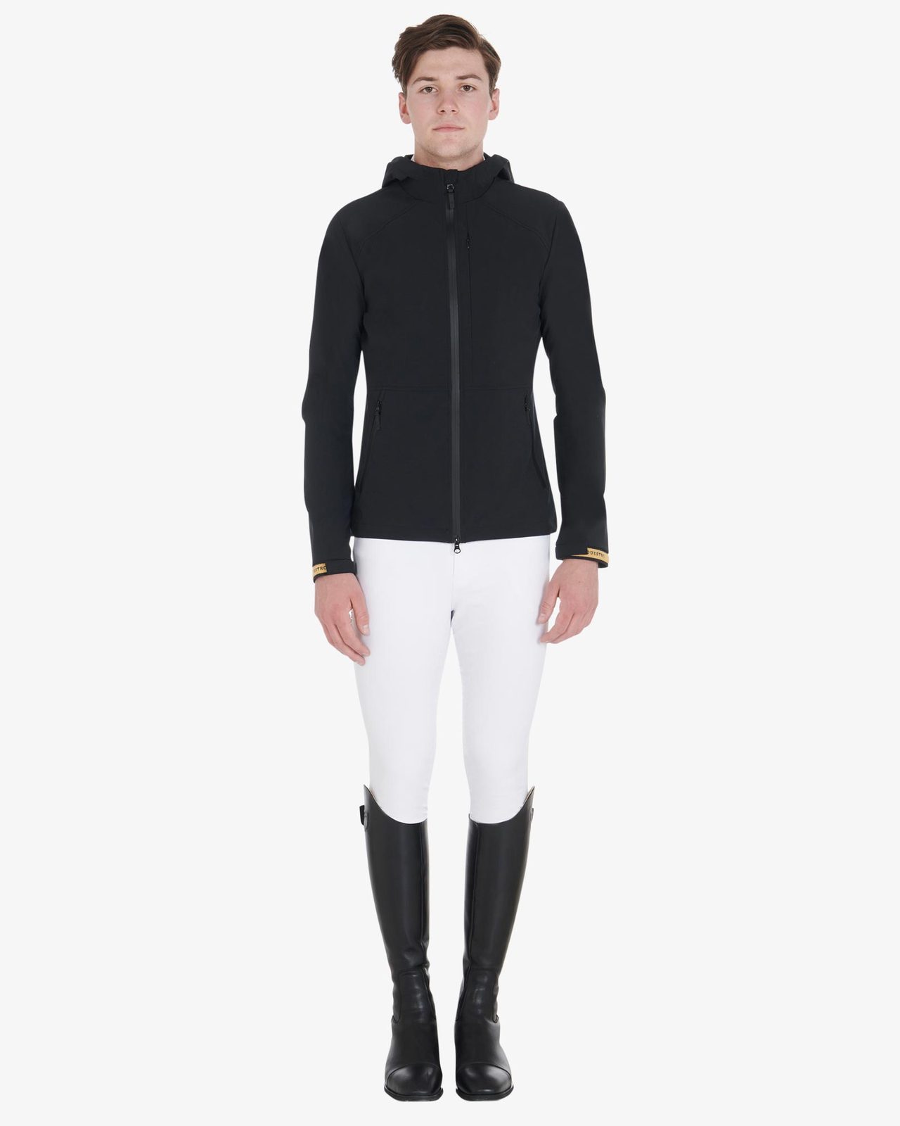 Men's jacket in breathable technical fabric